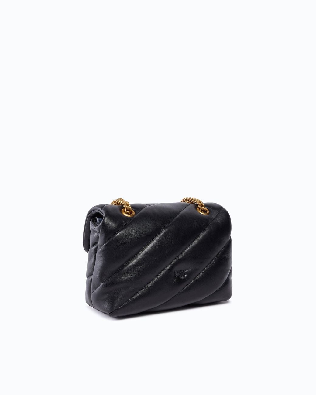 Pinko White Handbag And Shoulder Love Puff Mini Small B. Sheep