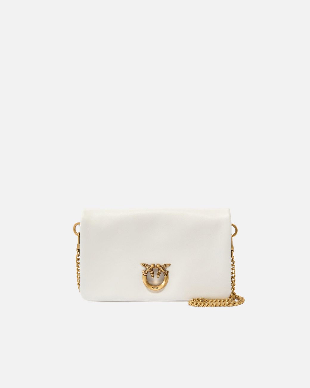 Pinko Natural Love Bag Click Soft Horizontal Mini Small Crossbody Clutch