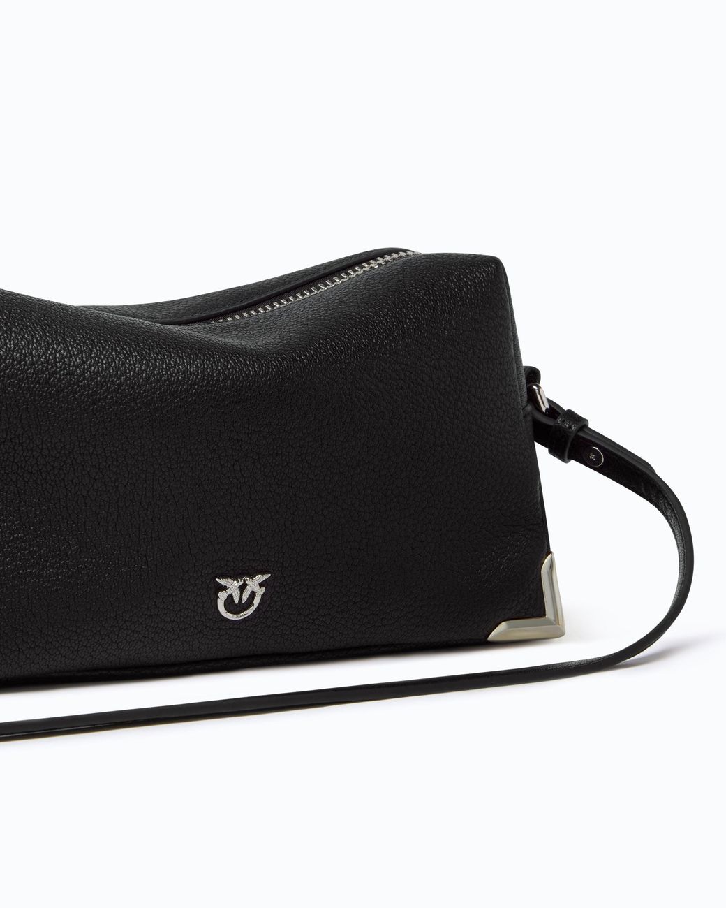 Pinko White Medium Crossbody Boston Bag