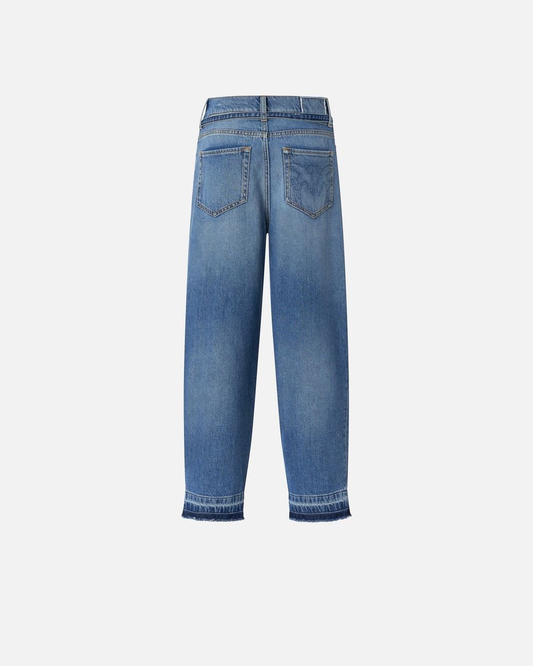 Pinko Blue Balloon Jeans With Worn Effect
