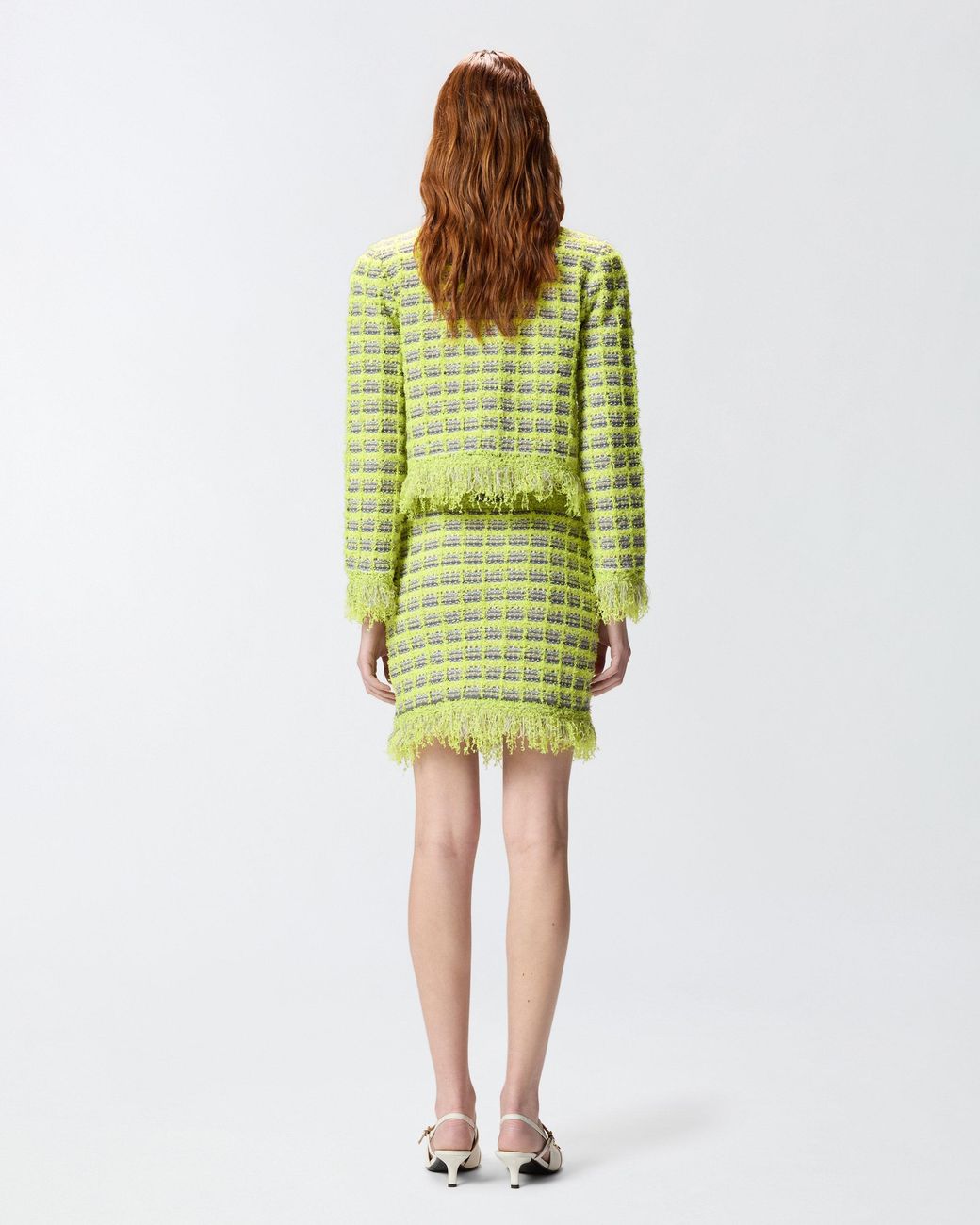 Pinko Green Cropped Jacket