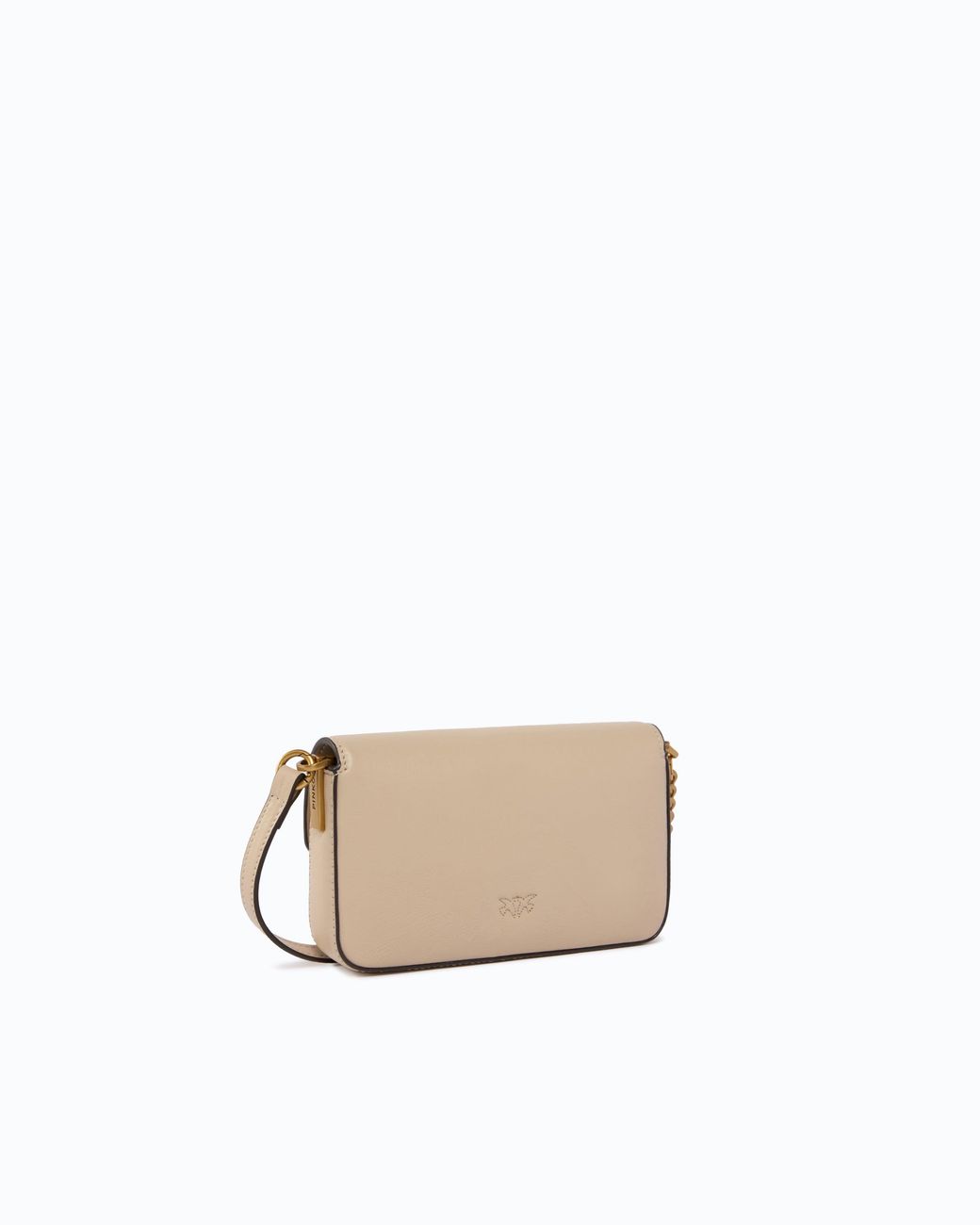 Pinko White Baby Love Bag One Slouchy Crossbody Bag