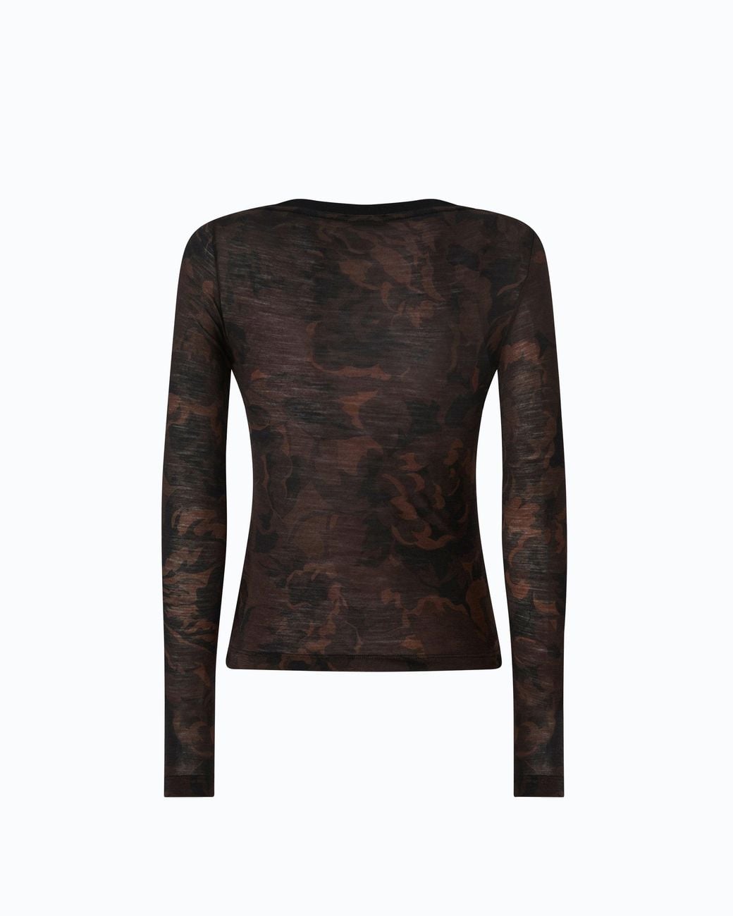 Pinko Black Cardigan With Floral Camouflage Print
