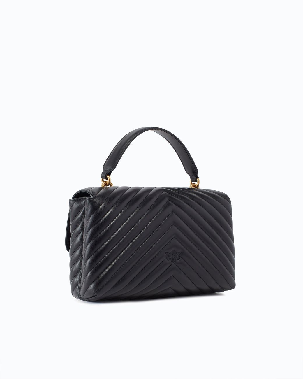 Pinko Blue Lady Love Bag Puff Medium Handbag