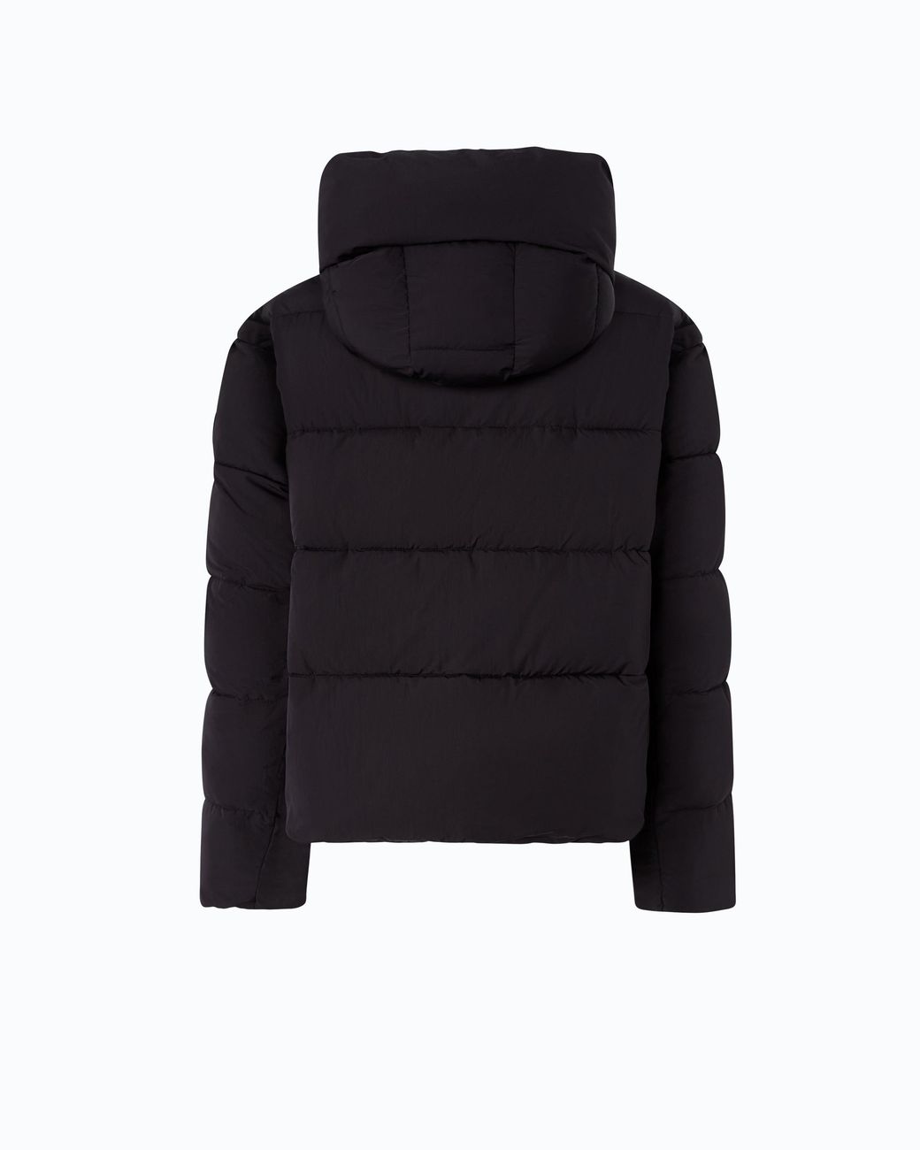 Pinko Blue Technical Canvas Jacket With Hood