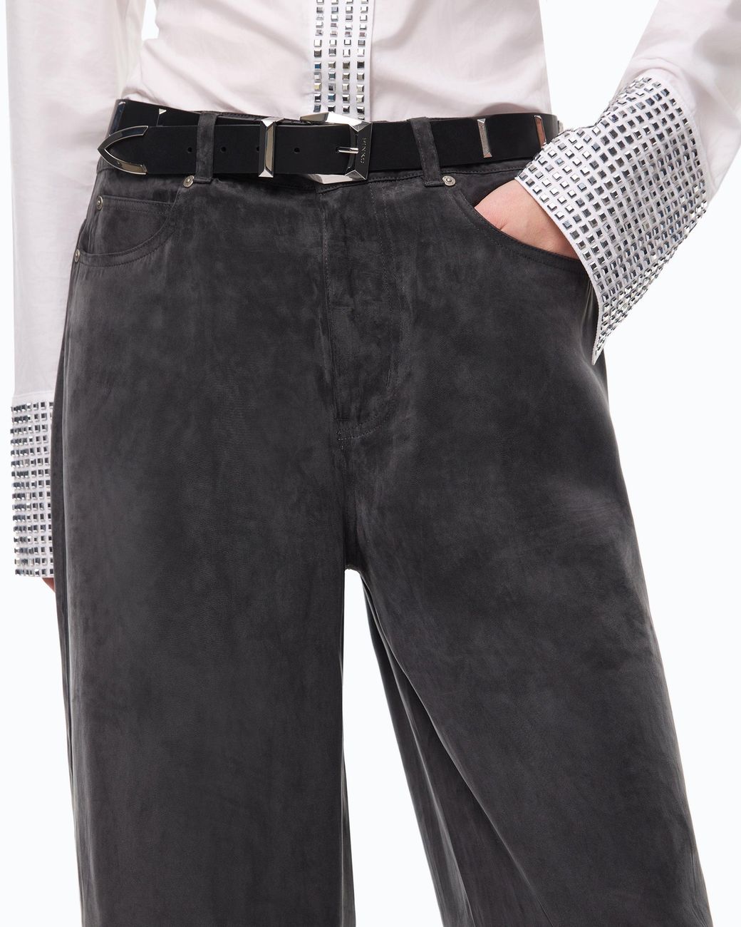 Pinko Black Palazzo Trousers