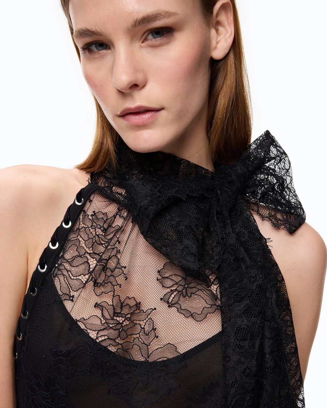 Pinko Black Open-Back Top