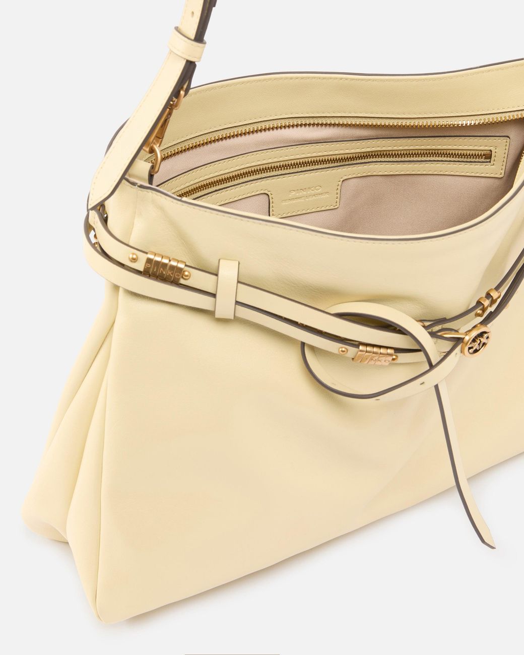 Pinko Natural Belt Bag Big Large Shoulder Bag
