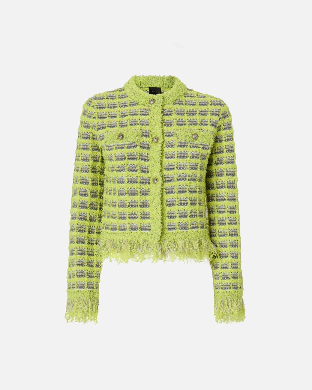 Pinko Green Cropped Jacket