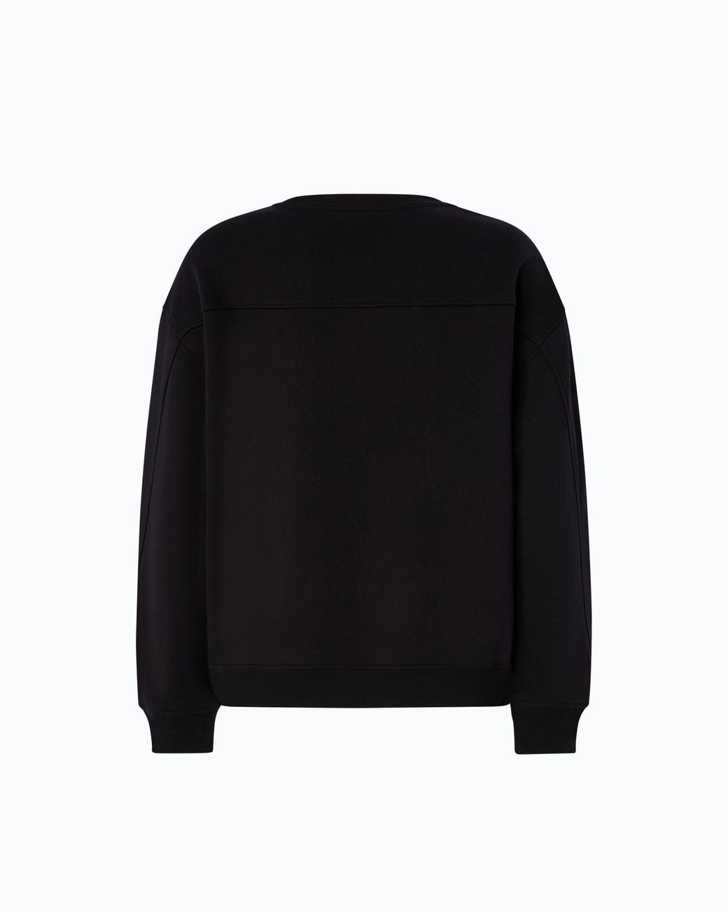 Pinko Black Sweatshirt With Bejewelled Love Birds Logo