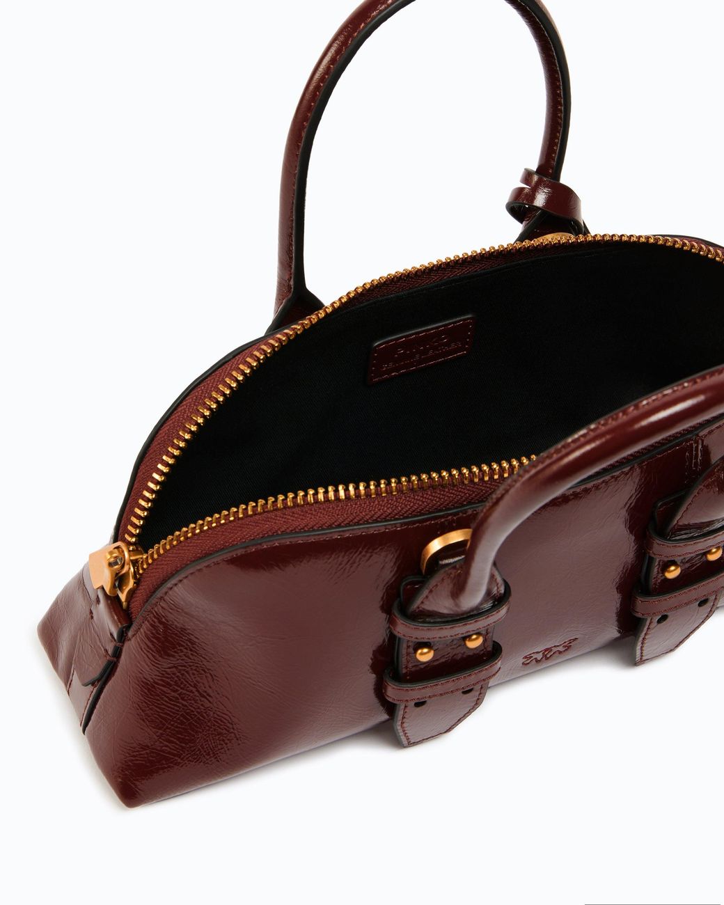 Pinko Brown Escape Bag Horizontal Small Handbag