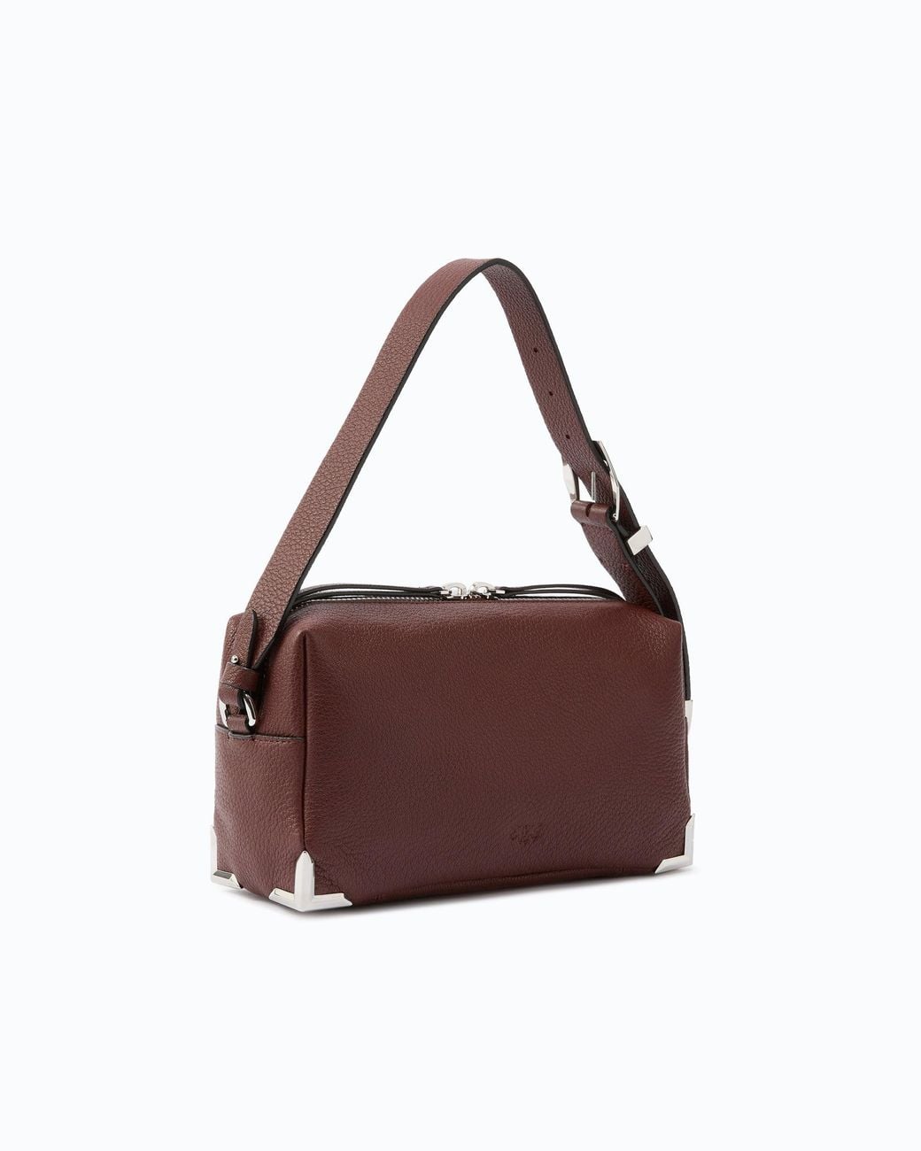 Pinko Brown Medium Crossbody Boston Bag