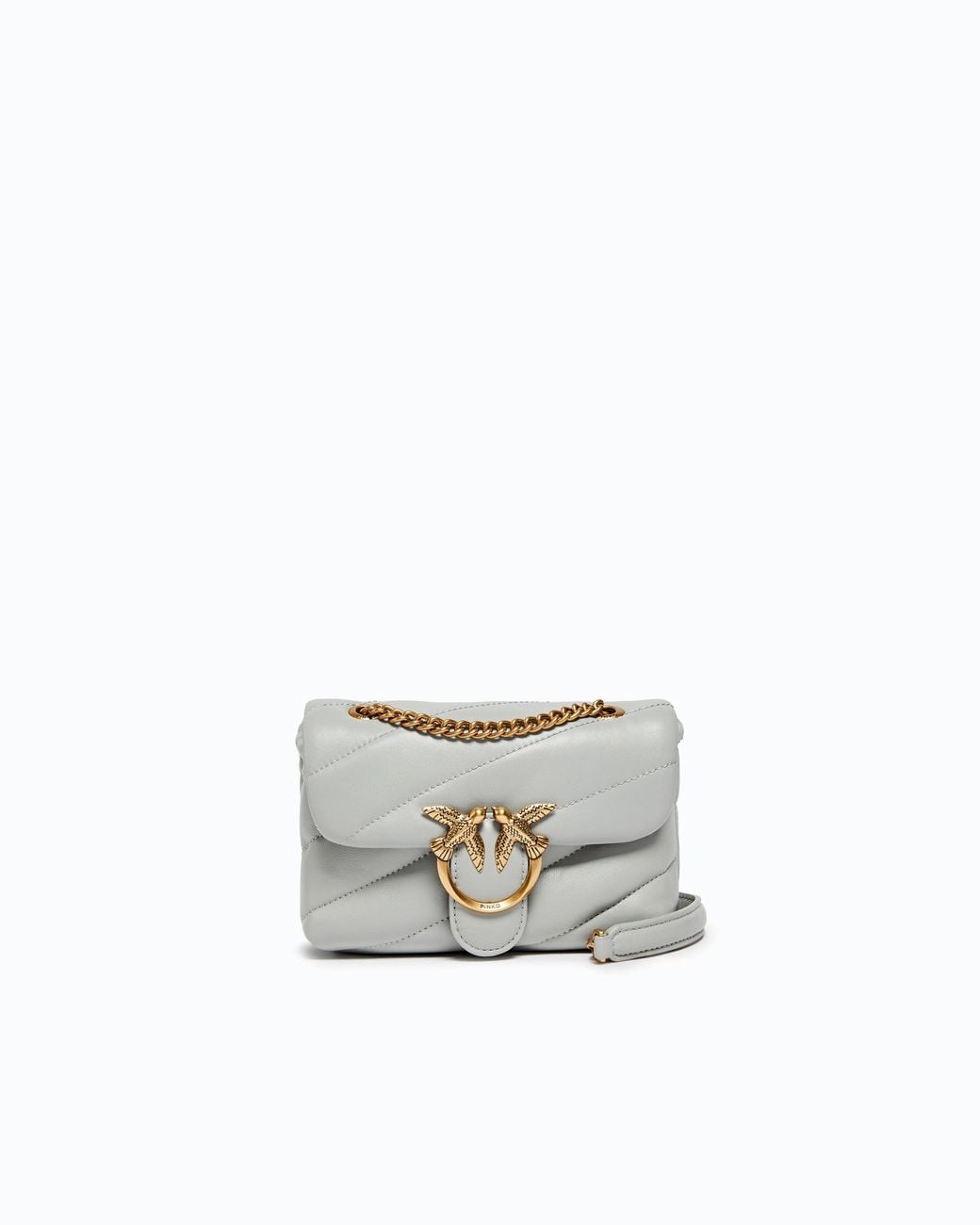 Pinko White Baby Shoulder Bag Love Bag Puff Maxi Quilt