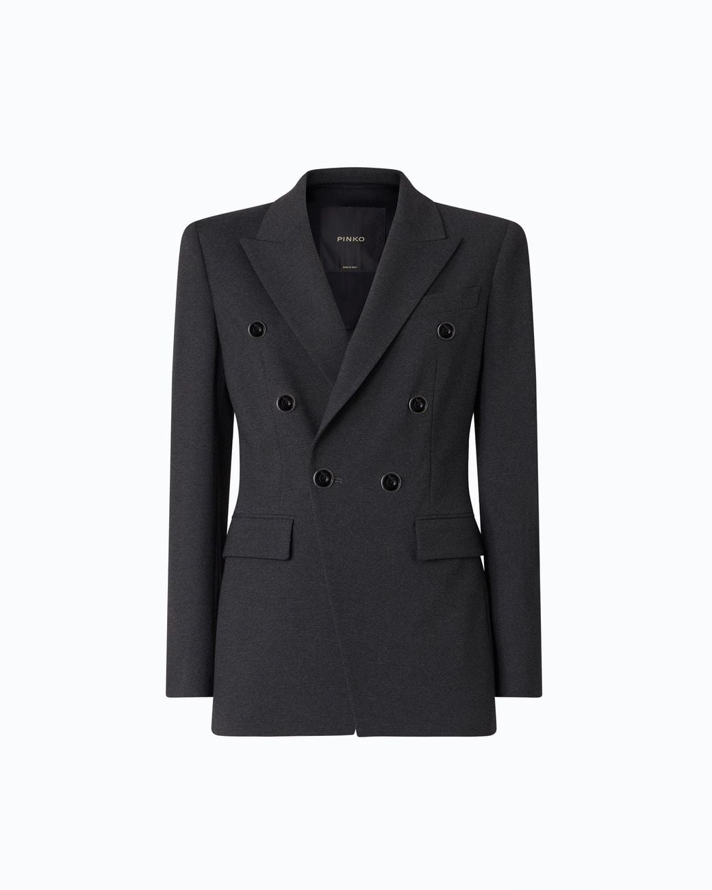 Pinko Black Slim-Fit Double-Breasted Jacket