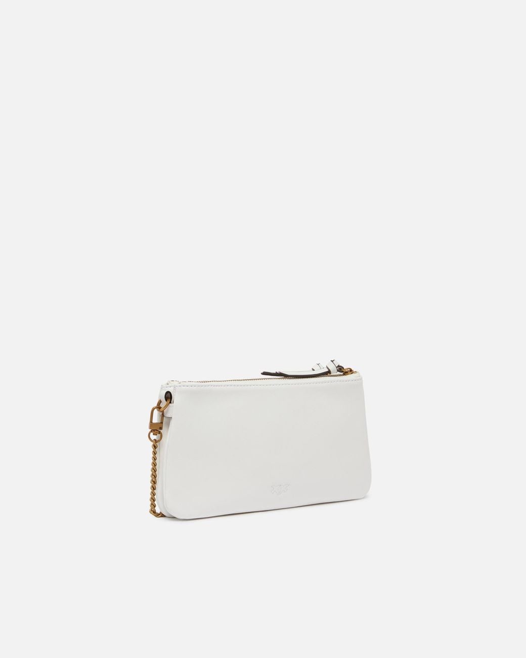 Pinko Natural Leather Mini Double Bag With Shoulder Strap