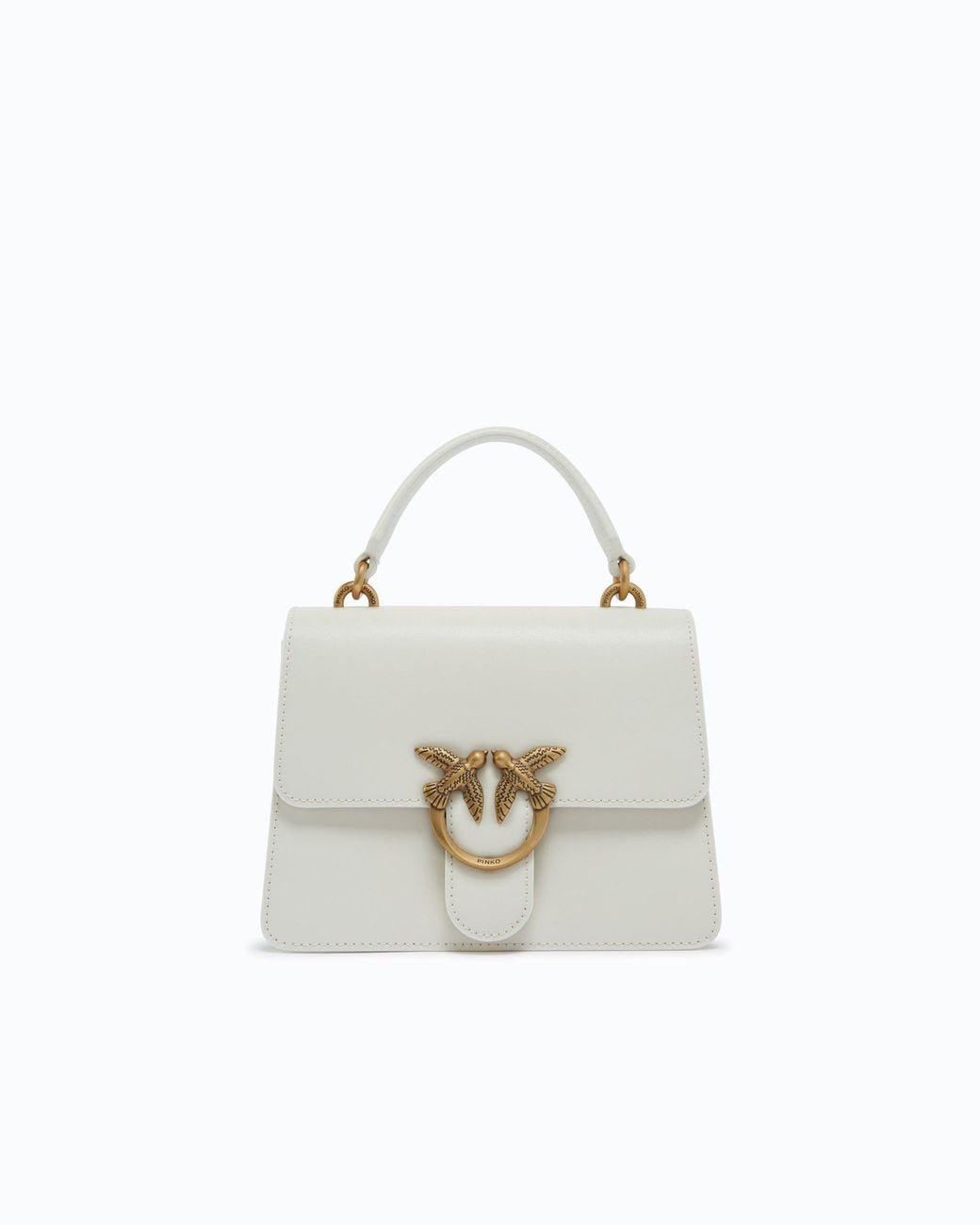 Pinko White Mini Handbag Love Bag Top Handle