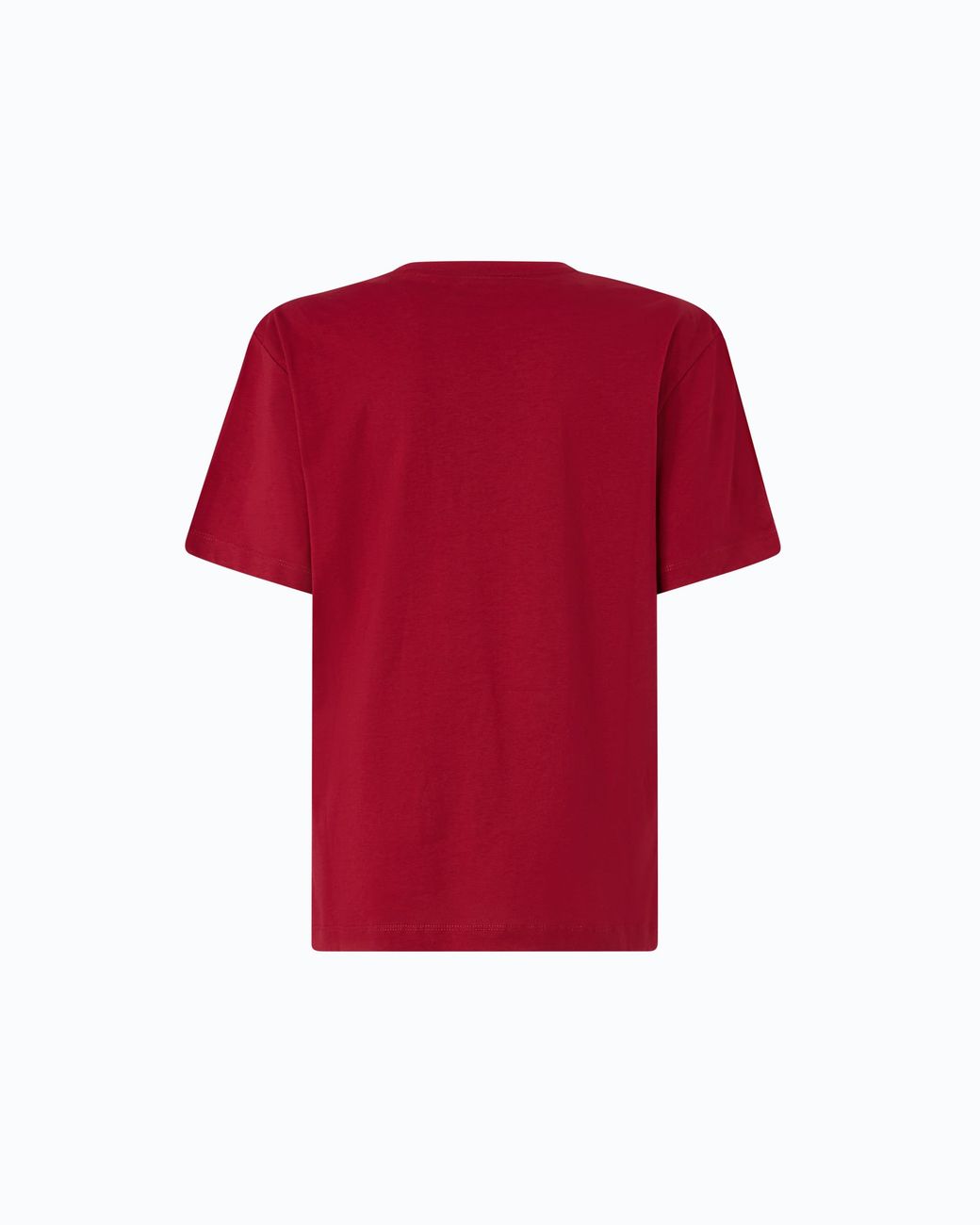 Pinko Red T-Shirt With Love Birds Jewel Detail