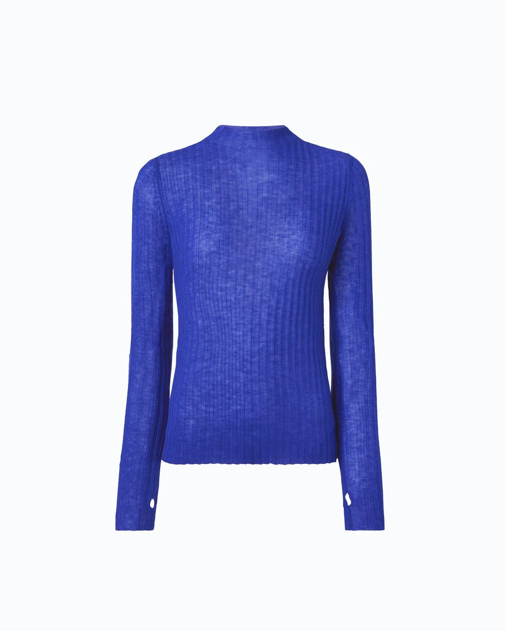 Pinko Blue Lightweight Ribbed Sweater
