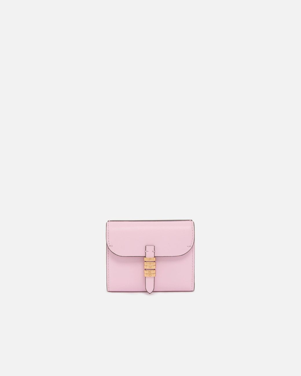 Pinko Pink Leather Wallet With Lettering