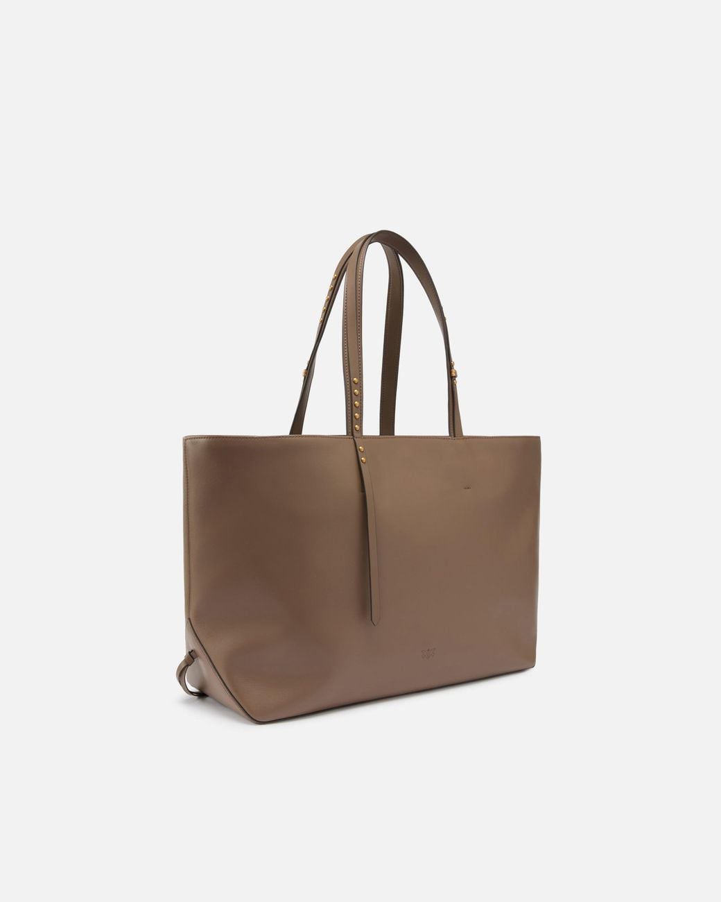 Pinko Multicolor Medium Leather Shopper Bag With Metal Details