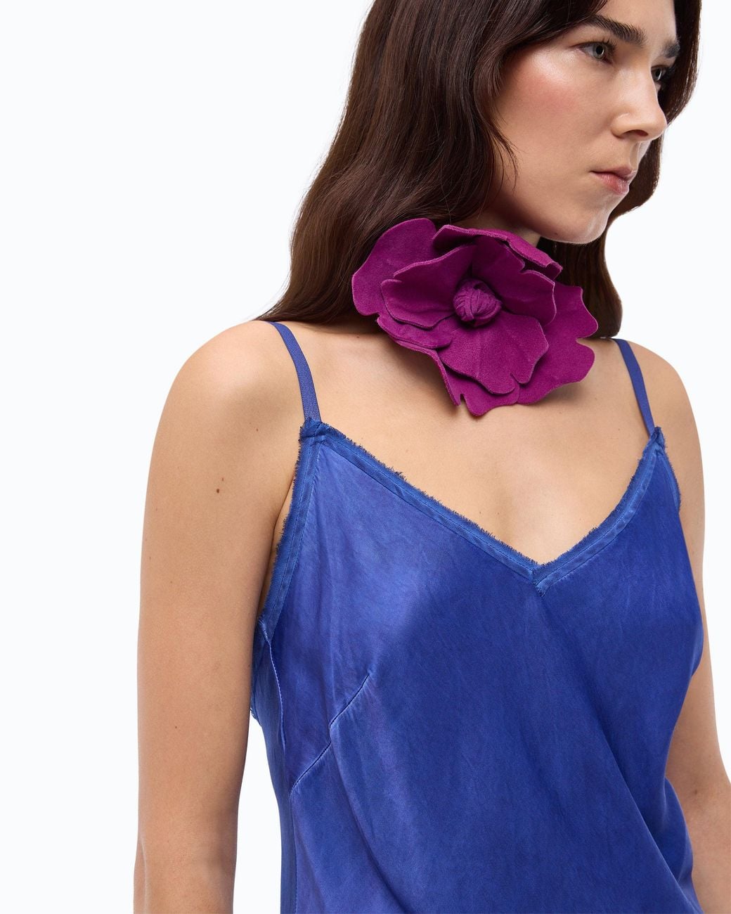 Pinko Blue Long Slip Dress
