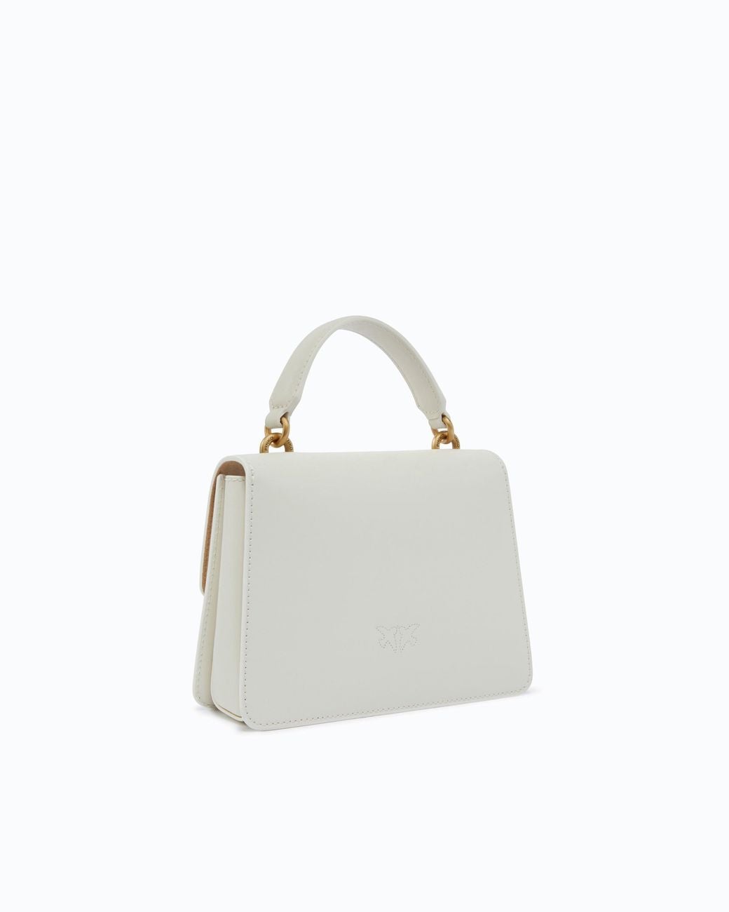 Pinko White Mini Handbag Love Bag Top Handle