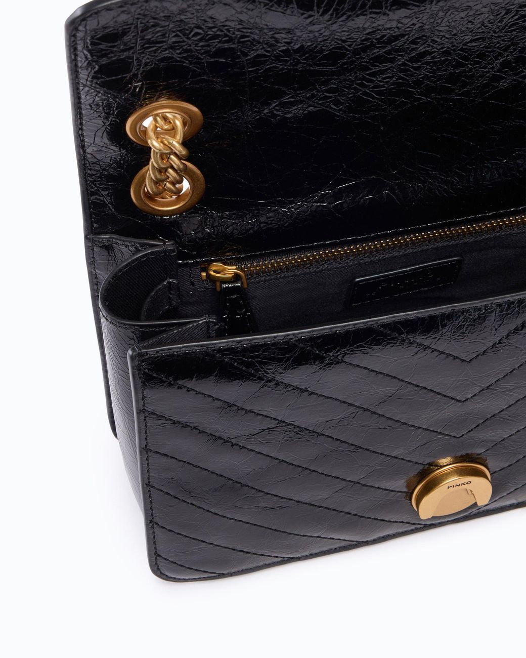 Pinko Black Mini Love Bag One Light Small Handbag