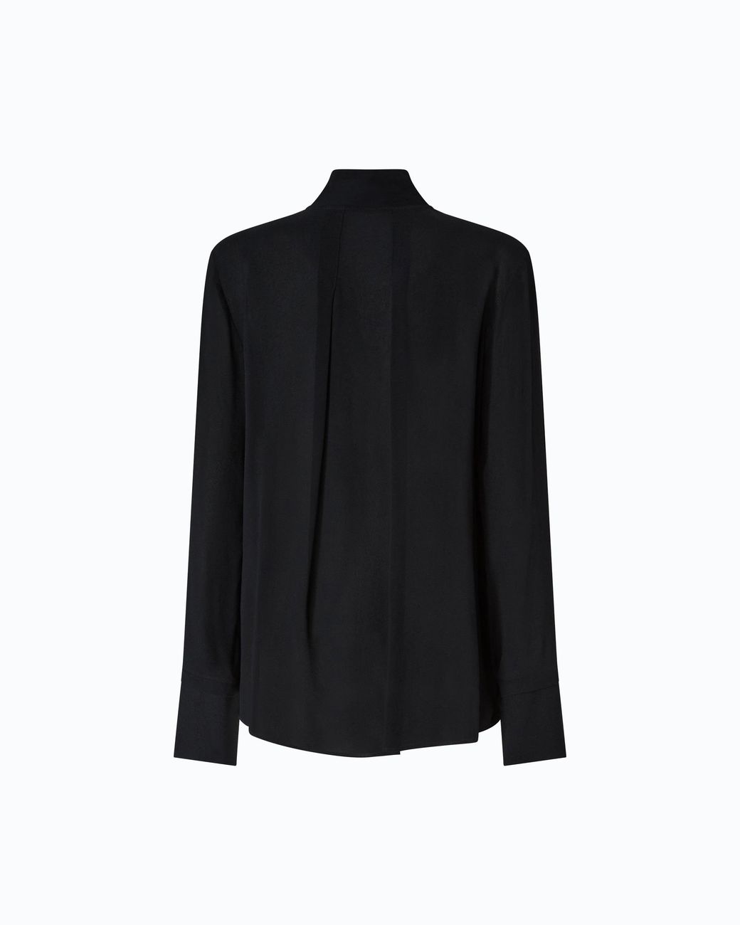 Pinko Black Blouse With Sash Collar