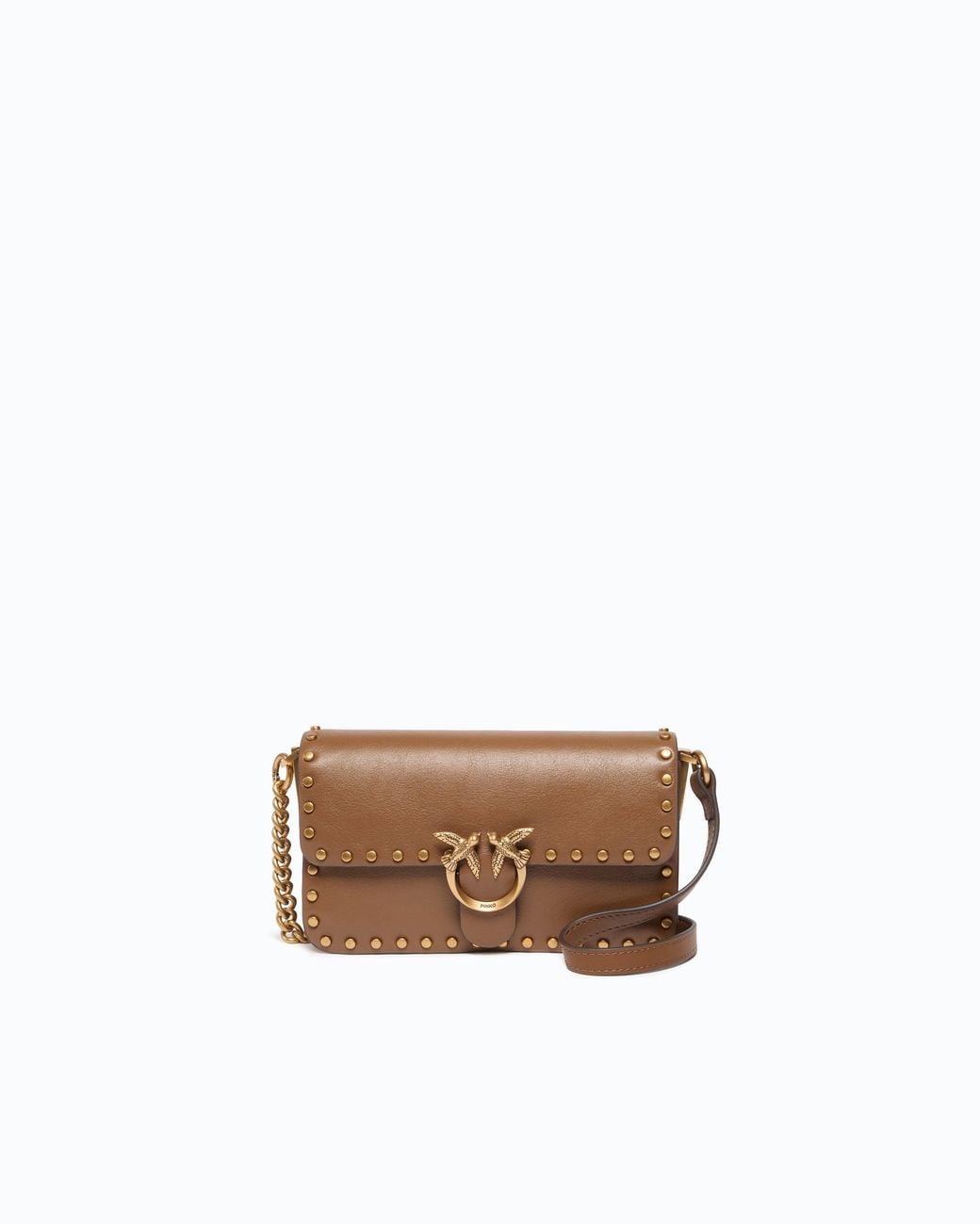 Pinko White Baby Love Bag One Slouchy Crossbody Bag