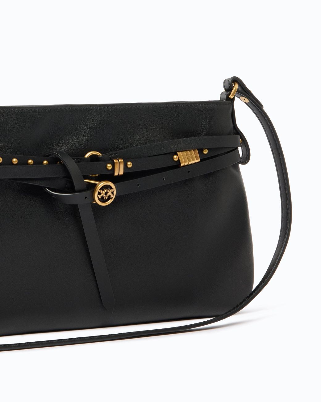 Pinko Black Belt Bag Medium Shoulder Bag
