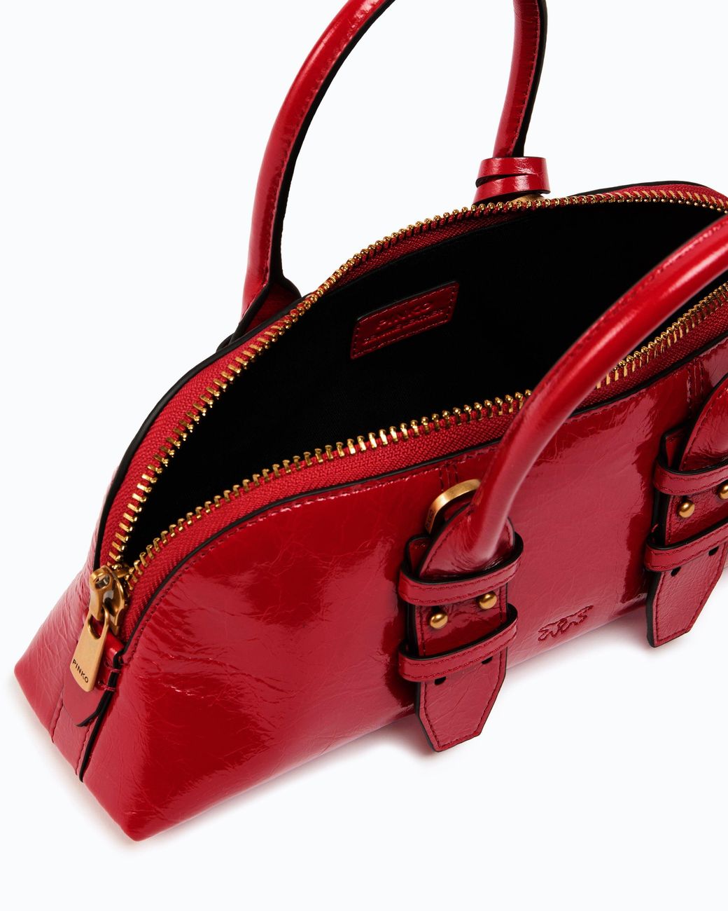 Pinko Red Escape Bag Horizontal Small Handbag