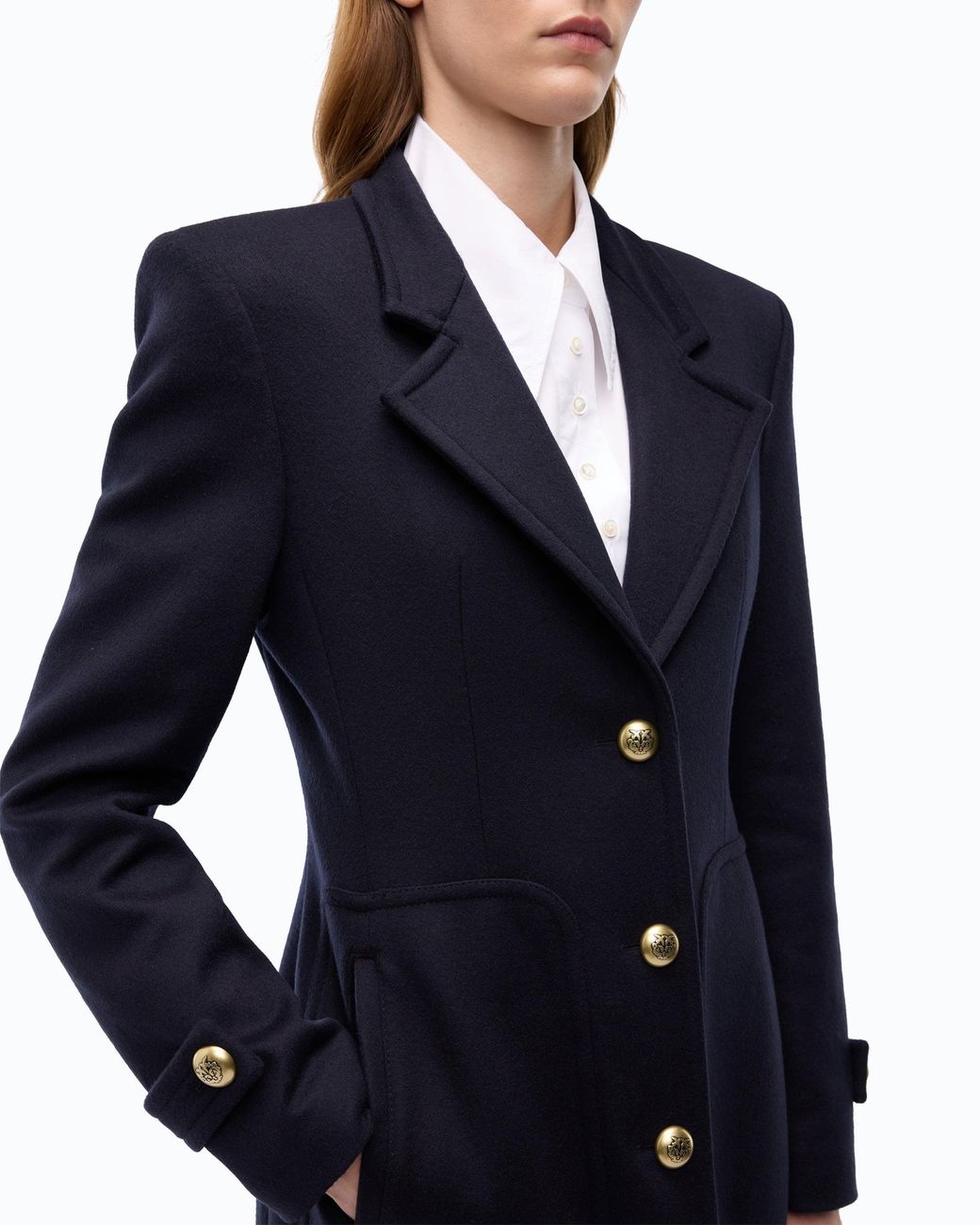 Pinko Blue Long Coat