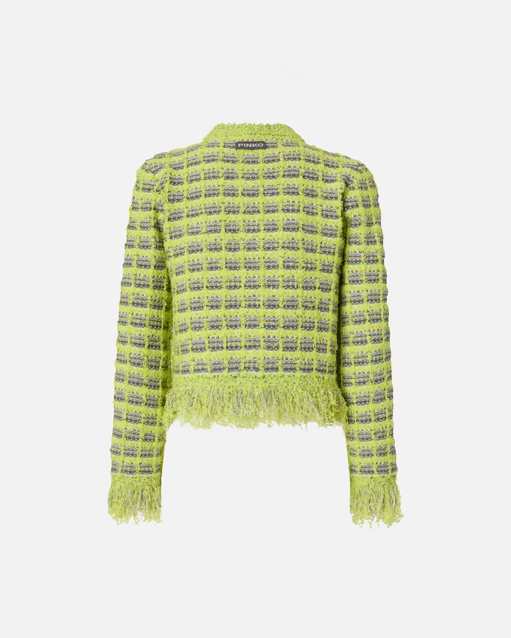 Pinko Green Cropped Jacket