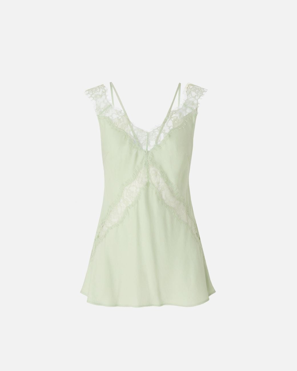 Pinko Green Lace Lingerie Top