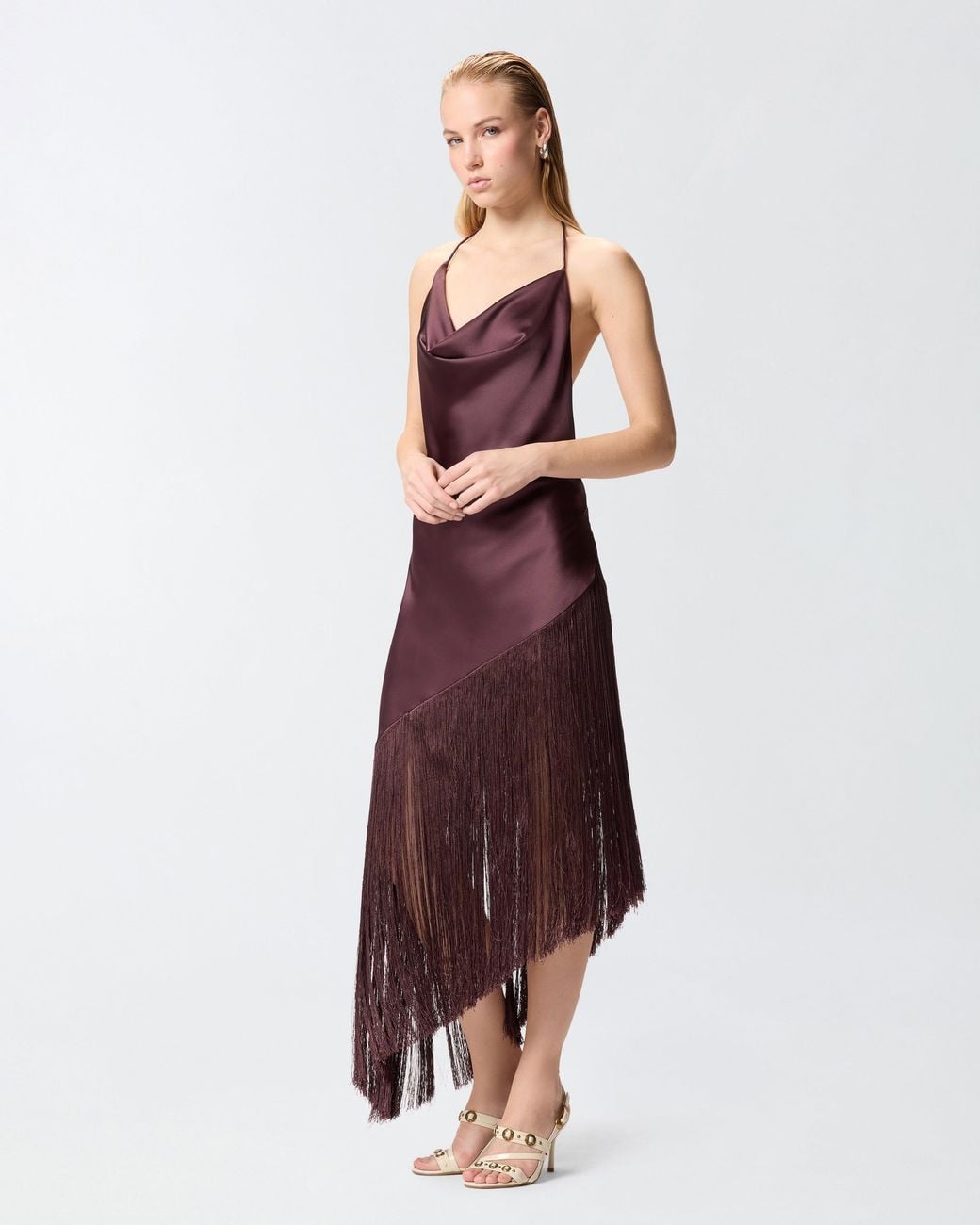 Pinko Purple Asymmetrical Top