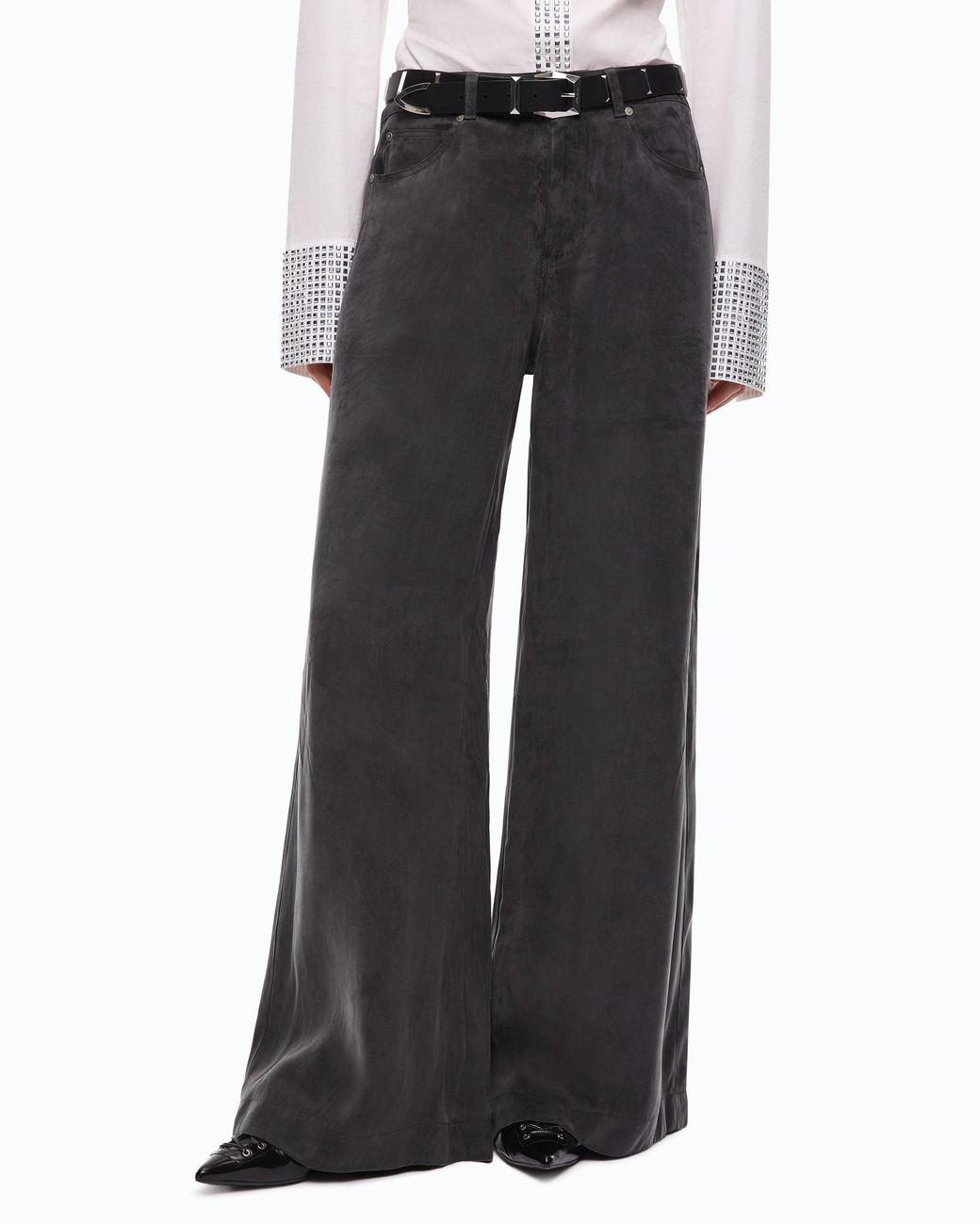 Pinko Black Palazzo Trousers