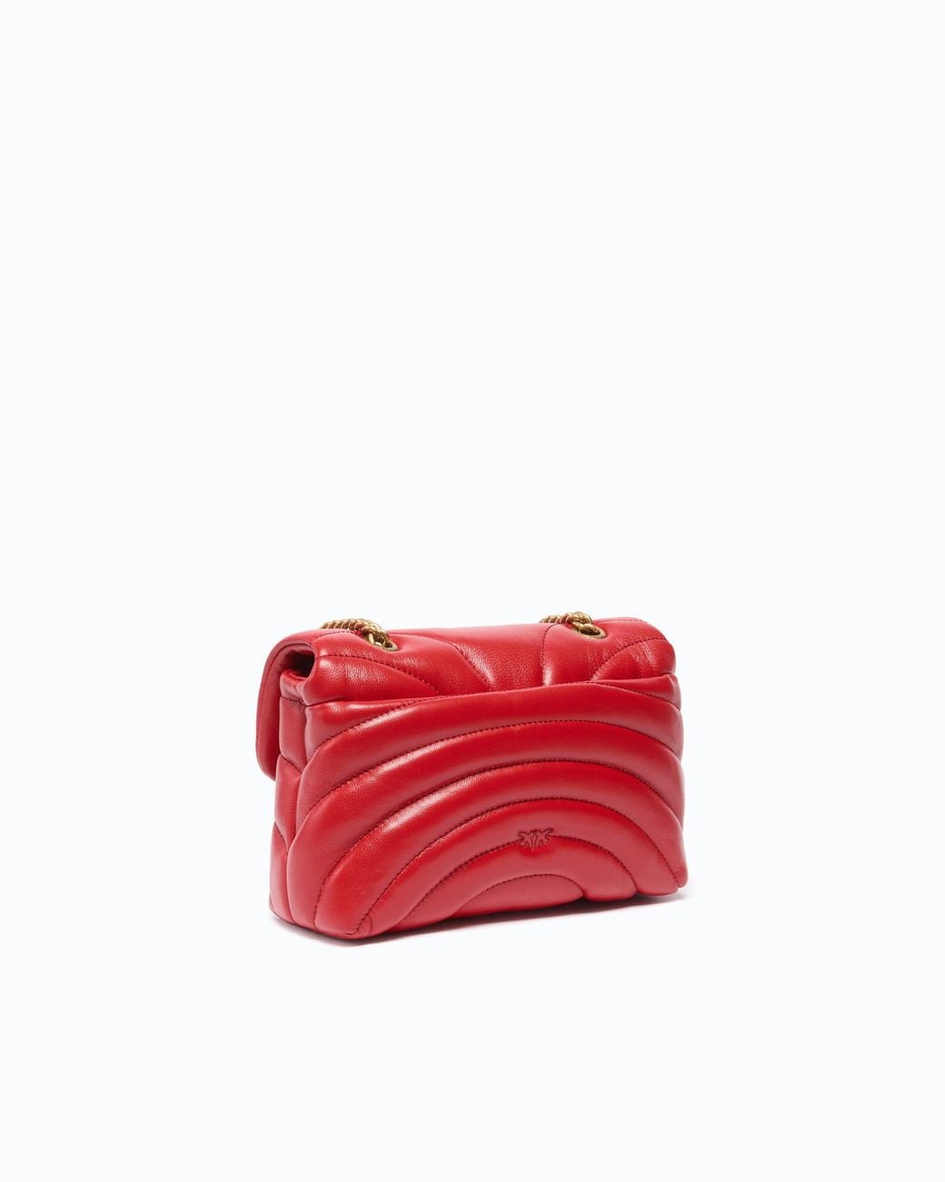 Pinko Red Small Love Puff Crossbody Bag