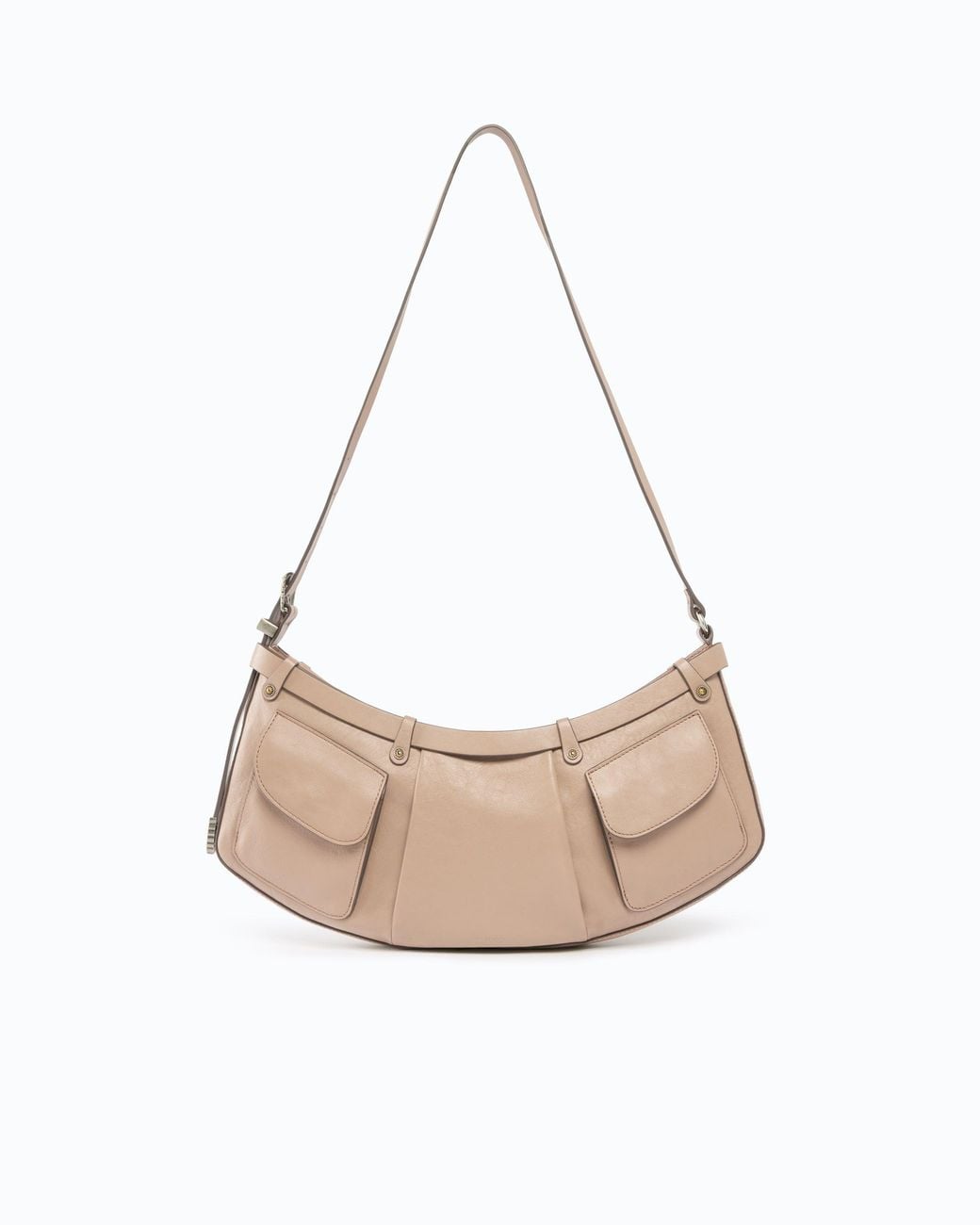 Pinko White Pocket Body Bag Medium Shoulder Bag