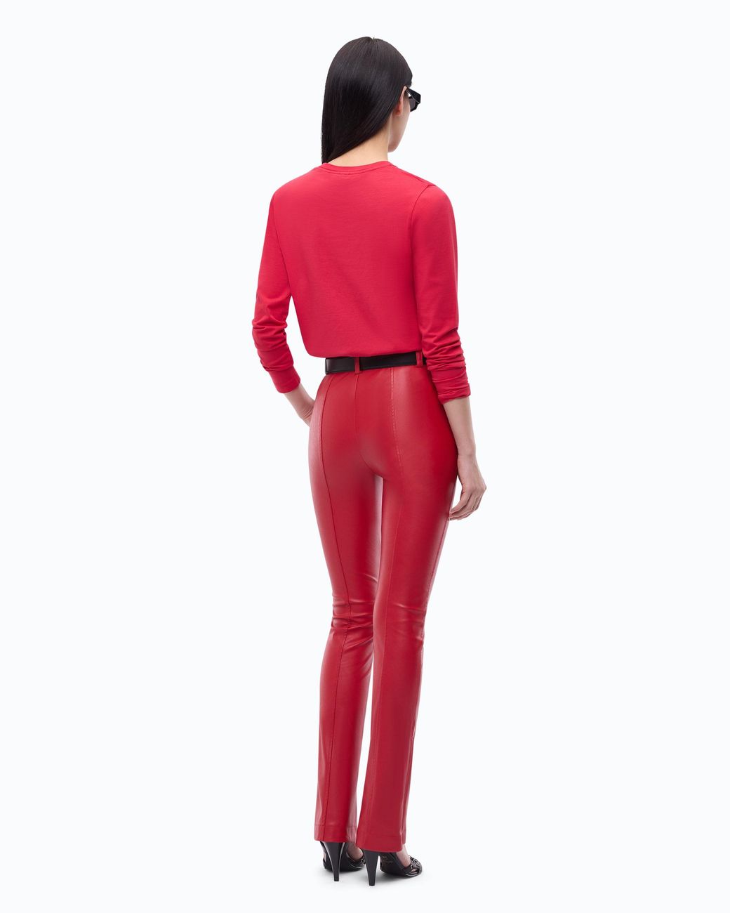 Pinko Red Sweater With Love Birds Logo