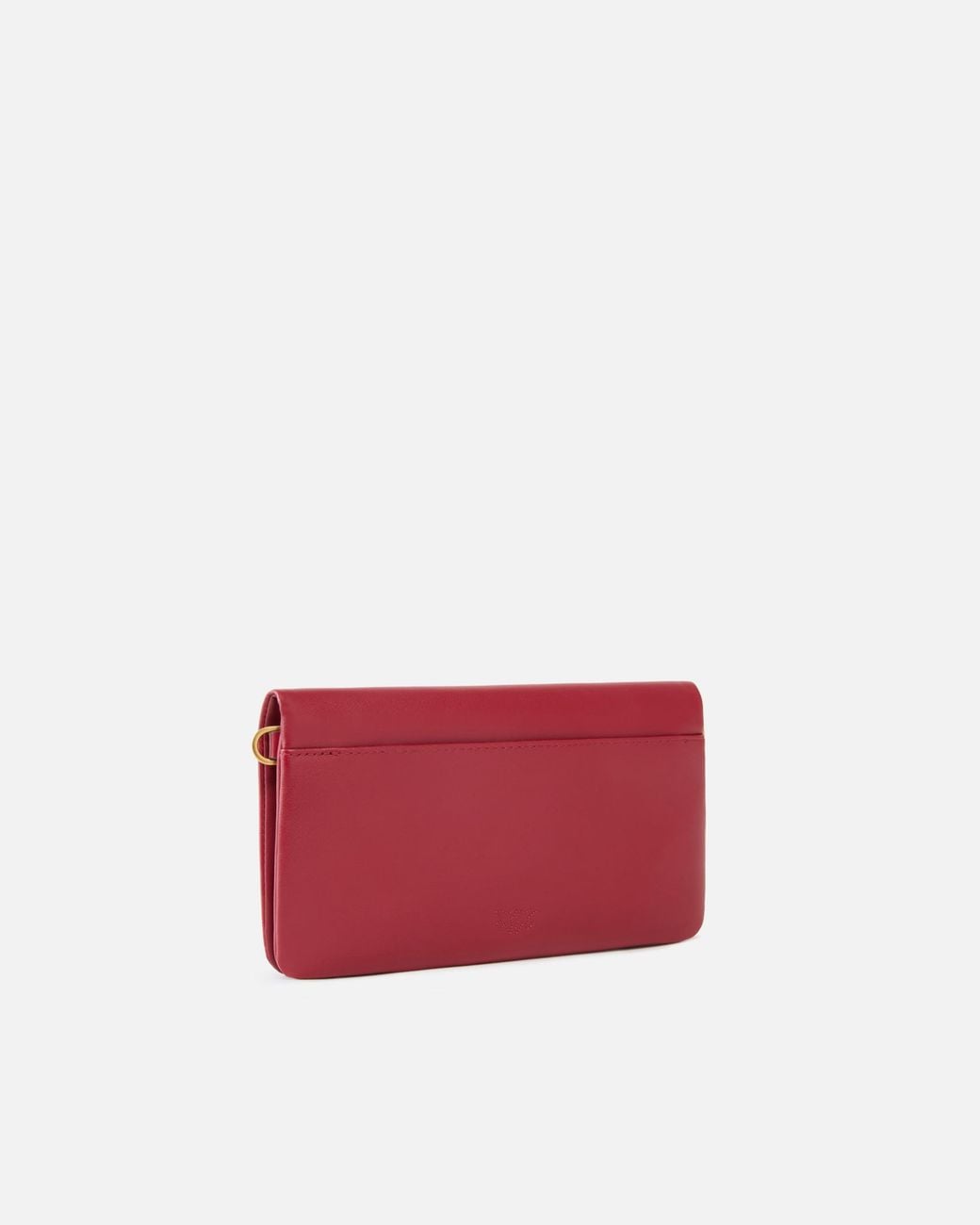 Pinko Red Love Bag Click Soft Horizontal Mini Small Crossbody Clutch