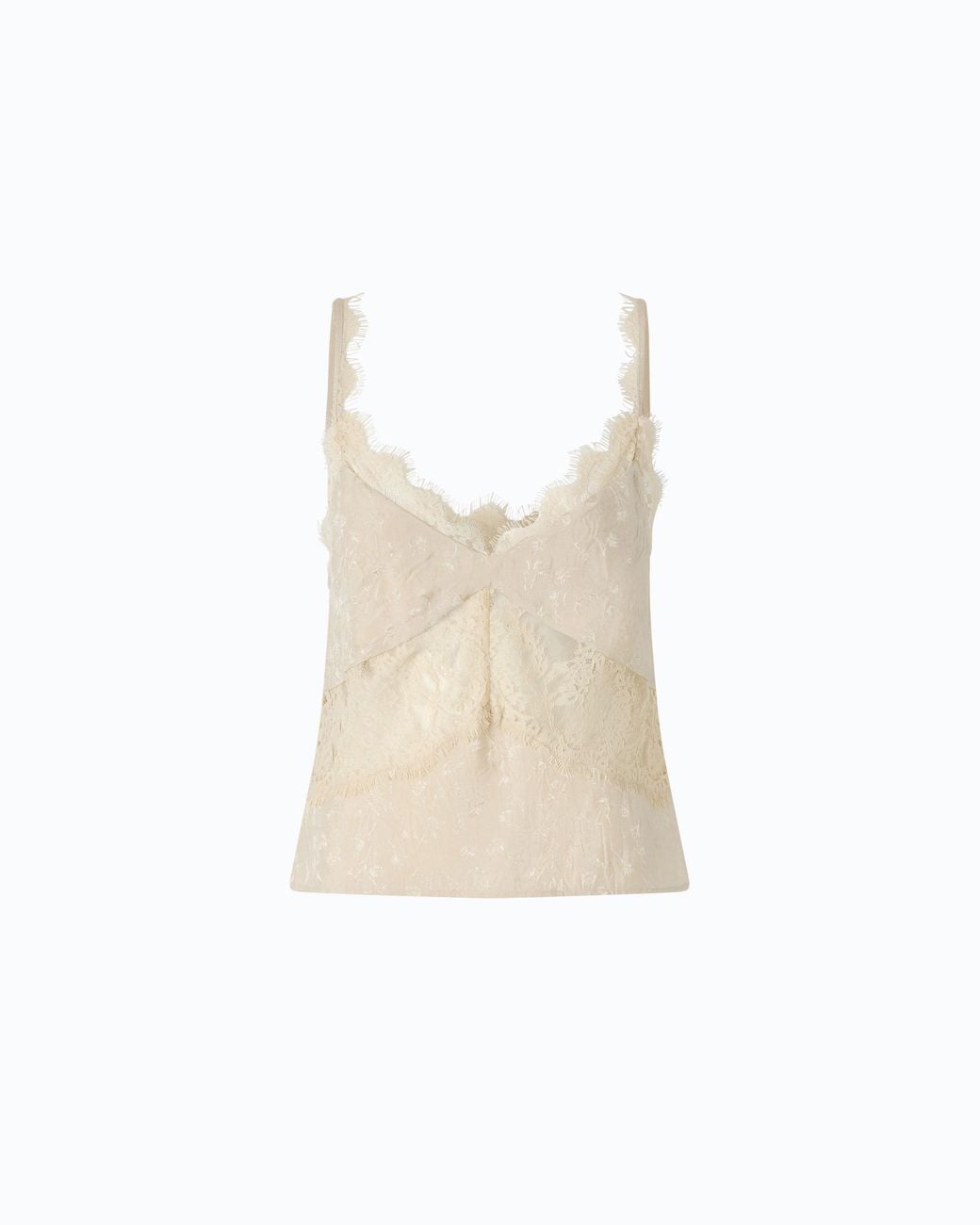 Pinko White Lace Lingerie Top
