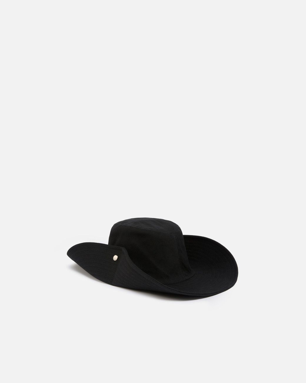 Pinko Black Country Hat With Embroidered Logo