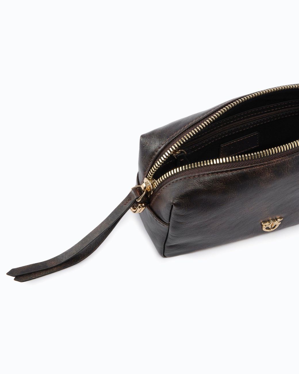 Pinko White Mini Crossbody Boston Bag