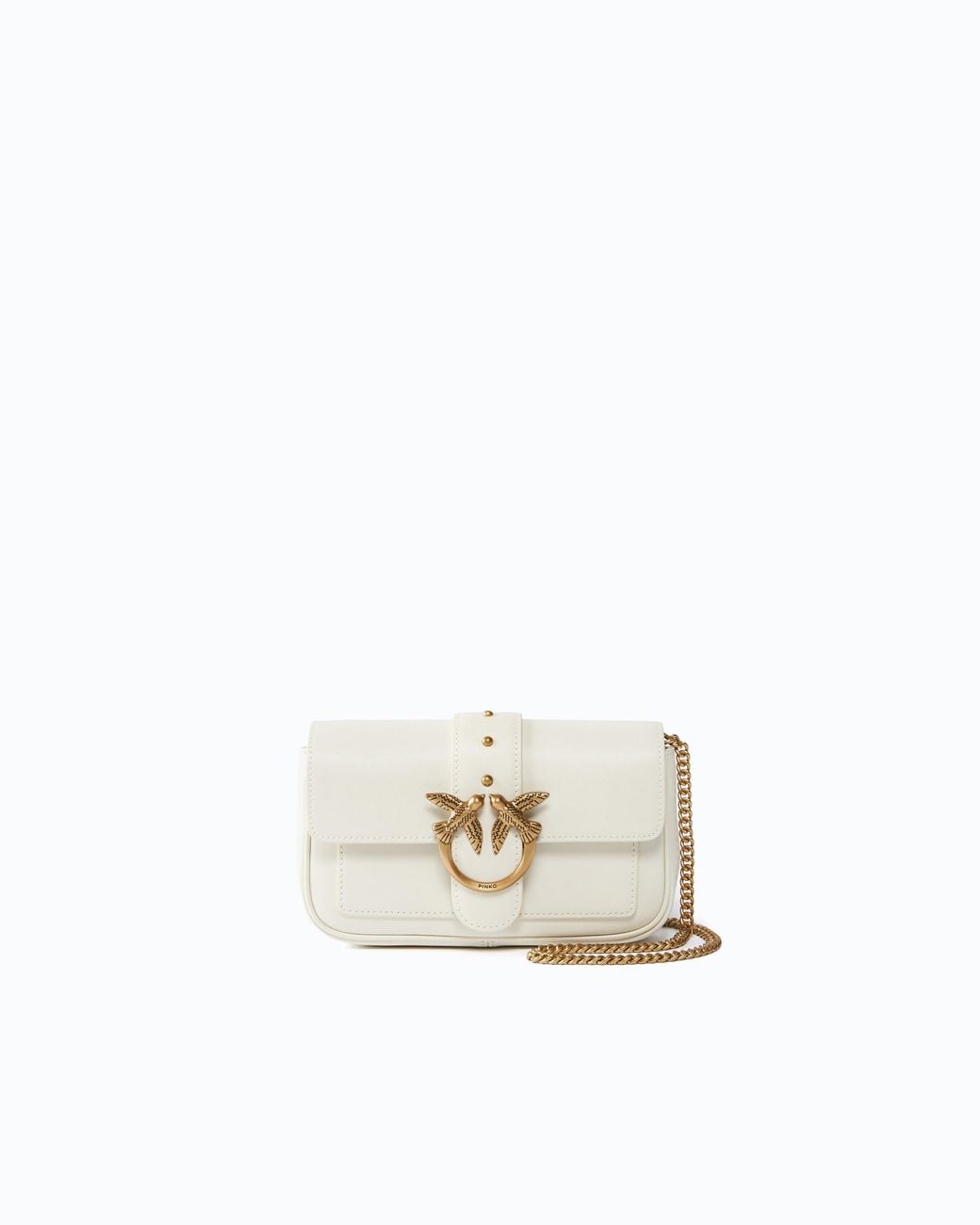 Pinko White Small Pocket Bag Love Bag One Simply