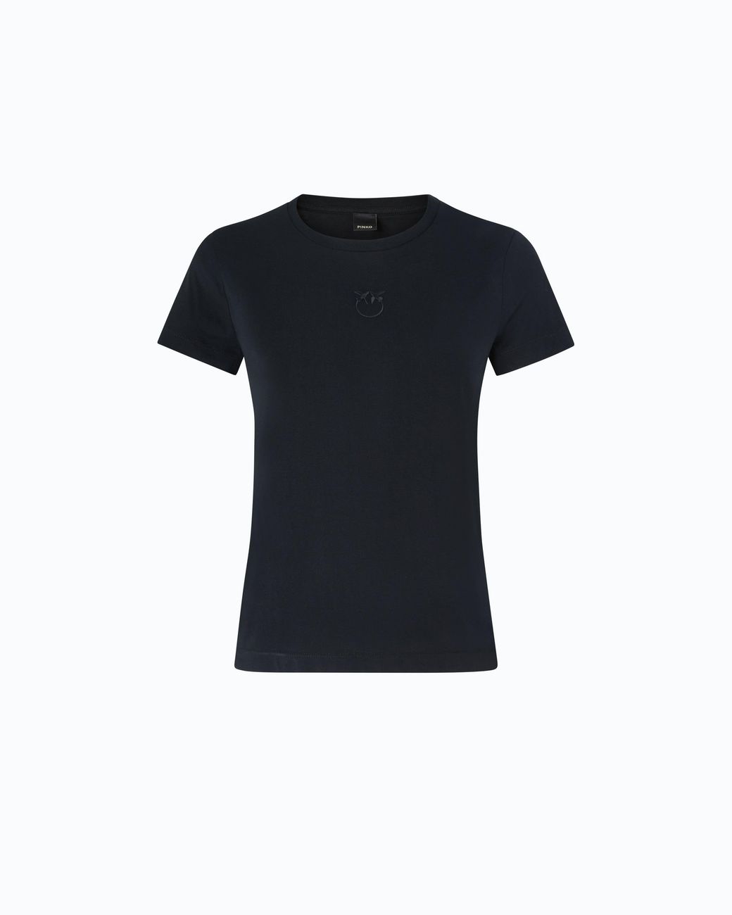 Pinko Blue T-Shirt With Love Birds Logo