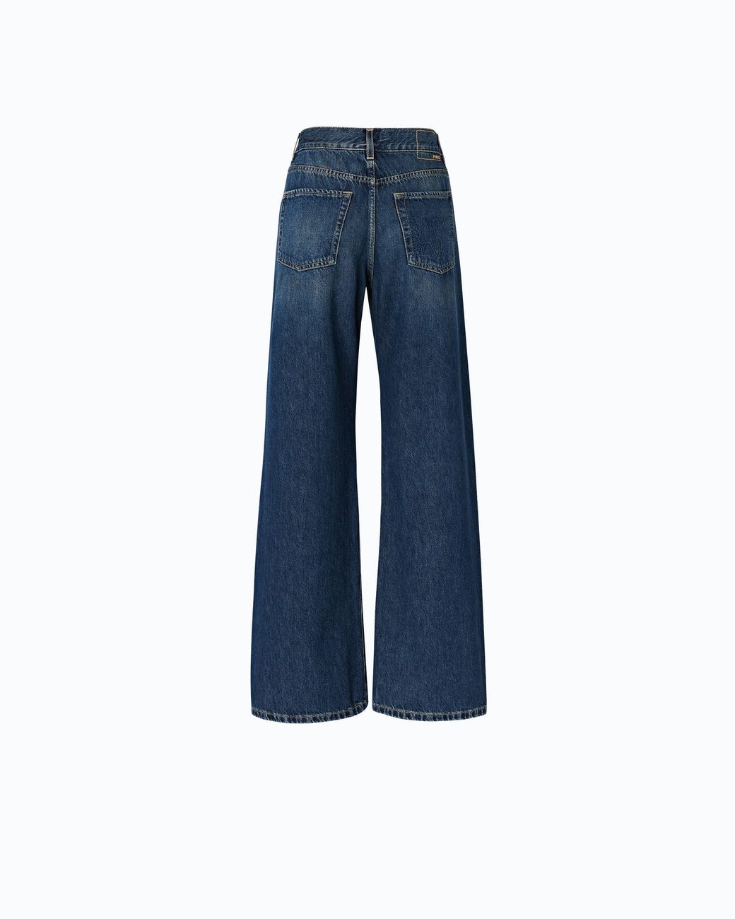 Pinko Blue Wide-Leg Soft Denim Jeans