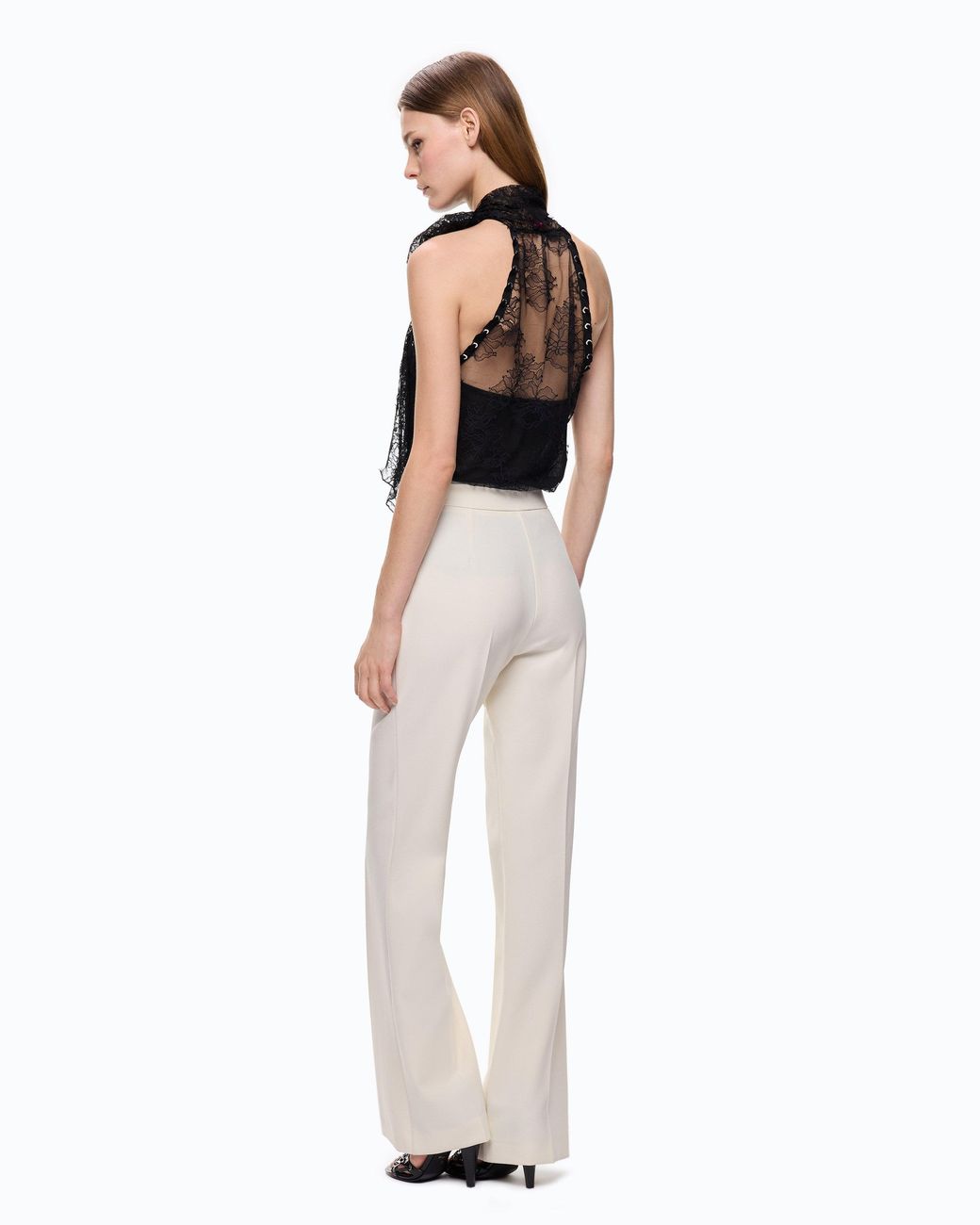 Pinko Black Open-Back Top