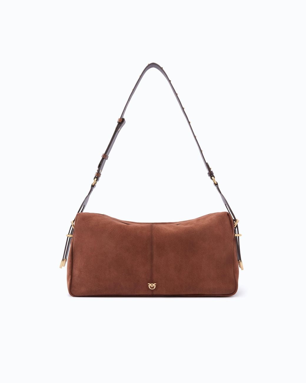 Pinko Brown Keeper Bag Large Shoulder Bag