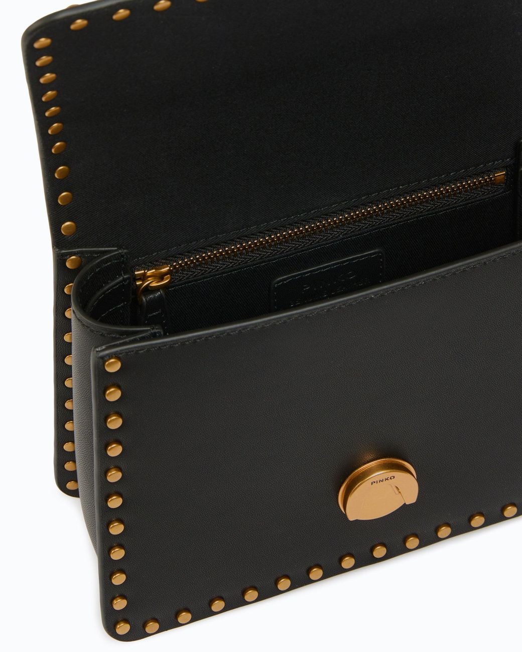 Pinko Black Mini Love Bag One Top Handle Light Handbag