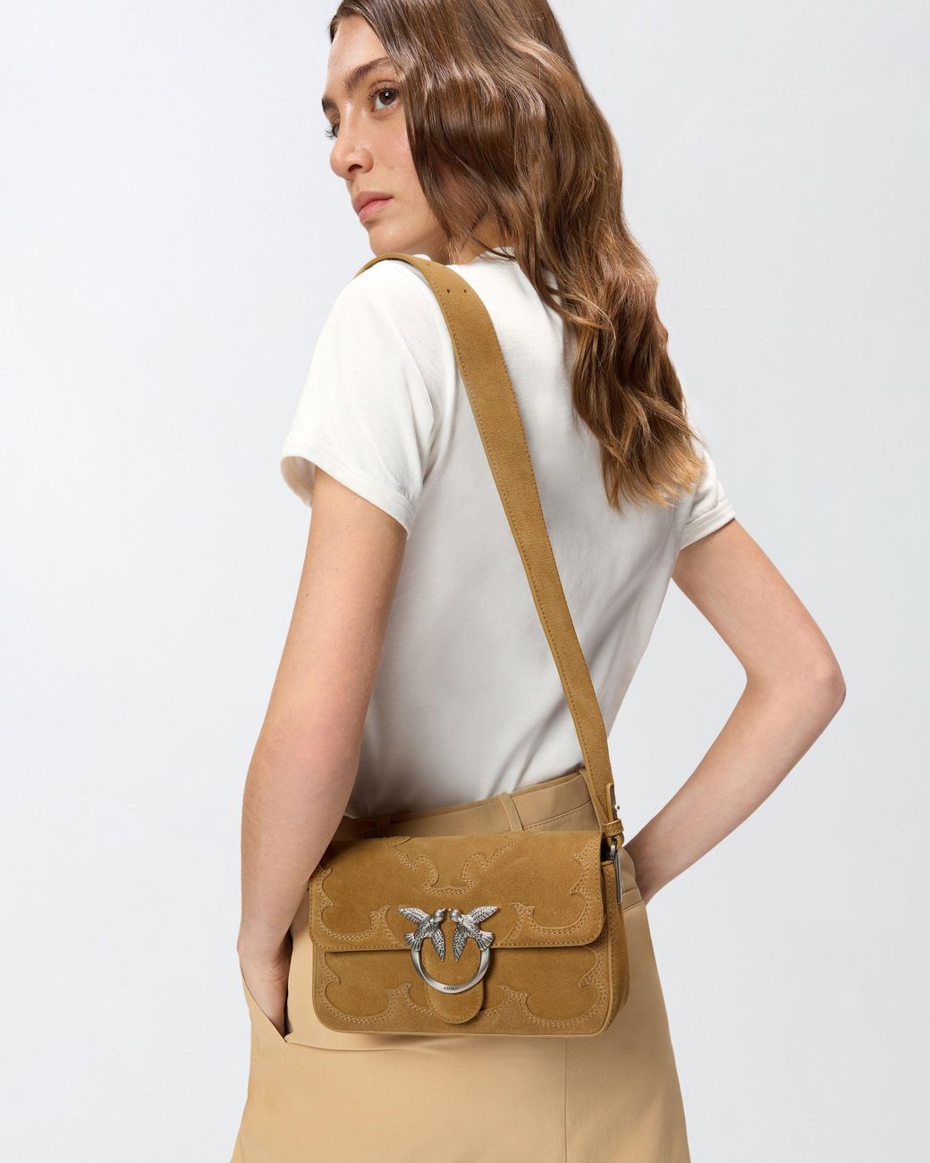 Pinko Multicolor Mini Love Bag One Slouchy Small Shoulder Bag
